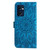 For OPPO Find X5 Lite / Reno7 5G Global Embossed Sunflower Leather Phone Case(Blue)