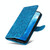 For OPPO Find X5 Lite / Reno7 5G Global Embossed Sunflower Leather Phone Case(Blue)