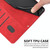 For iPhone 13 Skin Feel Heart Pattern Leather Phone Case With Lanyard(Red)