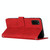 For Samsung Galaxy S20+ Skin Feel Heart Pattern Leather Phone Case With Lanyard(Red)