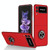 For Samsung Galaxy Z Flip4 Armor Ring Holder Phone Case(Red)