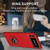 For Samsung Galaxy Z Flip4 Armor Ring Holder Phone Case(Red)