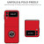 For Samsung Galaxy Z Flip4 Armor Ring Holder Phone Case(Red)
