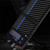 For Samsung Galaxy Z Flip4 Carbon Fiber Texture Shockproof Splicing Leather Case (Yellow)