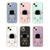 For iPhone 13 Pro Plating Astronaut Holder Phone Case (Purple)
