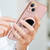 For iPhone 13 Pro Plating Astronaut Holder Phone Case (Purple)