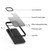 For iPhone 14 Pro Max Frosted Back Shockproof Phone Case (Frosted White)