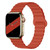 Reverse Buckle Magnetic Silicone Watch Band For Apple Watch Series 9&8&7 41mm / SE 3&SE 2&6&SE&5&4 40mm / 3&2&1 38mm(Red)