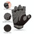 Outdoor Half-finger Cycling Fitness Non-slip Breathable Thin Sports Gloves, Size:L(Grey)