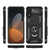 For Samsung Galaxy Z Flip4 Shockproof TPU + PC Protective Case with 360 Degree Rotating Holder(Black)