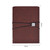 A5 Business Loose-leaf Notebook Office Stationery Leather PU Notepad(Deep Gray)
