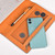 A5 Business Loose-leaf Notebook Office Stationery Leather PU Notepad(Deep Gray)