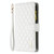 For Samsung Galaxy S21 5G Diamond Lattice Zipper Wallet Leather Flip Phone Case(White) For Samsung Galaxy S21 5G Diamond Lattice Zipper Wallet Leather Flip Phone Case(White)