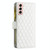 For Samsung Galaxy S21 5G Diamond Lattice Zipper Wallet Leather Flip Phone Case(White) For Samsung Galaxy S21 5G Diamond Lattice Zipper Wallet Leather Flip Phone Case(White)