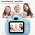 X2S 2.0 Inch LCD Screen Mini Children Camera Digital Camera, For:800W+32G Memory Card+Card Reader+Cartoon Sticker(Pink)