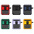 Automatic Bomb TPU + PC Earphone Protective Case with Switch For AirPods 2 / 1(Black Green)