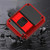 Automatic Bomb TPU + PC Earphone Protective Case with Switch For AirPods 2 / 1(Black Green)