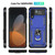 For Samsung Galaxy Z Flip4 Shockproof TPU + PC Phone Case with Holder(Blue)