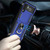For Samsung Galaxy Z Flip4 Shockproof TPU + PC Phone Case with Holder(Blue)