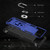 For Samsung Galaxy Z Flip4 Shockproof TPU + PC Phone Case with Holder(Blue)