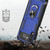 For Samsung Galaxy Z Flip4 Shockproof TPU + PC Phone Case with Holder(Blue)