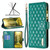 For Samsung Galaxy S21 FE 5G Diamond Lattice Zipper Wallet Leather Flip Phone Case(Green)