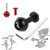 Ball Head Adapter Adjustable Screw Fixed Mount  Camera Underwater Diving Photography Lights Bracket(1/4 Inch  Black)