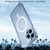 For iPhone 14 Pro Max Metal Frame Frosted PC Shockproof MagSafe Case (Silver)