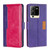 For vivo S15 5G Contrast Color Side Buckle Leather Phone Case(Purple + Rose Red) For vivo S15 5G Contrast Color Side Buckle Leather Phone Case(Purple + Rose Red)
