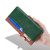 For OPPO Realme Narzo 50A Contrast Color Side Buckle Leather Phone Case(Light Brown + Green)