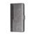For Motorola Moto G50 Contrast Color Side Buckle Leather Phone Case(Black + Grey)