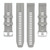 For Garmin Fenix 5 22mm Solid Color Silicone Watch Band(Grey)