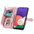 For Samsung Galaxy A22 5G Embossed Flower Shockproof Leather Phone Case(Pink) For Samsung Galaxy A22 5G Embossed Flower Shockproof Leather Phone Case(Pink)