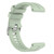 For Garmin Instinct 22mm Solid Color Silicone Watch Band(Light Green)