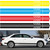 D-655 Universal Car Modified Decorative Sticker(Yellow)
