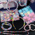 24 Grid Acrylic Beaded Kids DIY Necklace Bracelet Toys(Crystal No. 2)