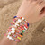 2 PCS 6 Grids Soft Pottery Beading Set DIY Bracelet Necklace Making(Blue)