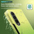 For Samsung Galaxy Z Fold4 Colorful Gradient Tempered Film Integrated Phone Case(Green)