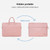 Handbag Laptop Bag Inner Bag with Shoulder Strap/Power Bag, Size:12 inch(Pink)