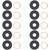 For Infinix Hot 11s X6812 X6812B 10pcs Back Camera Lens For Infinix Hot 11s X6812 X6812B 10pcs Back Camera Lens