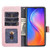 For DOOGEE X96 Pro Zipper Bag Leather Phone Case(Rose Gold)