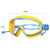 Large Frame Waterproof and Anti-fog HD Transparent Children Swimming Goggles(Purple Pink)