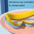 Large Frame Waterproof and Anti-fog HD Transparent Children Swimming Goggles(Purple Pink)