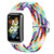 For Huawei Band 7 Nylon Braided Buckle Watch Band(Colorful) For Huawei Band 7 Nylon Braided Buckle Watch Band(Colorful)