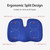 Soft U-shaped cushion Ergonomic Seat, Model:Mesh Style(Black)