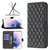 For Samsung Galaxy S21 Plus 5G Diamond Lattice Wallet Leather Flip Phone Case(Black)