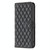 For Samsung Galaxy S21 Plus 5G Diamond Lattice Wallet Leather Flip Phone Case(Black)