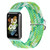 For Huawei Band 7 Nylon Braided Buckle Watch Band(Colorful Green) For Huawei Band 7 Nylon Braided Buckle Watch Band(Colorful Green)