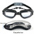 HAIZID Children HD Anti-fog Waterproof Myopia Swimming Goggles, Color: Plating Gray