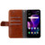 For Honor 50 Geometric Stitching Horizontal Flip Leather Phone Case(Light Brown)